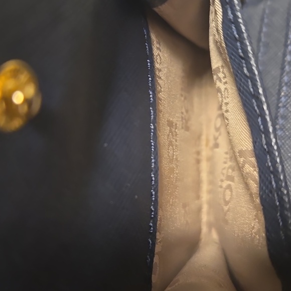 Michael Kors Navy Leather Wallet NWOT - Picture 6 of 11